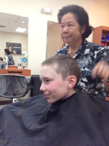 buzz cut for D